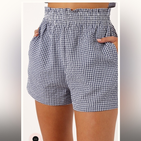 The Callum Short Set in Navy Gingham - Picture 6 of 6